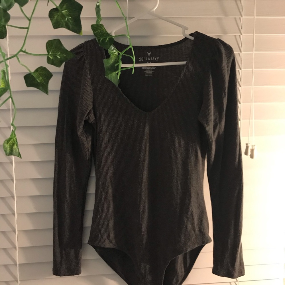 Ribbed Sweater Bodysuit